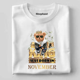 A King Was Born in November T-Shirt